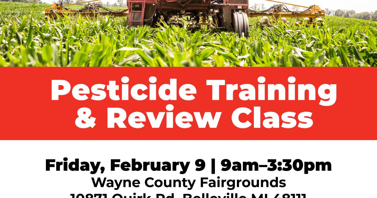 Registration Open For Our 2024 Pesticide Training Review Class   Pestcide Training Review Wayne 2024 Sg 